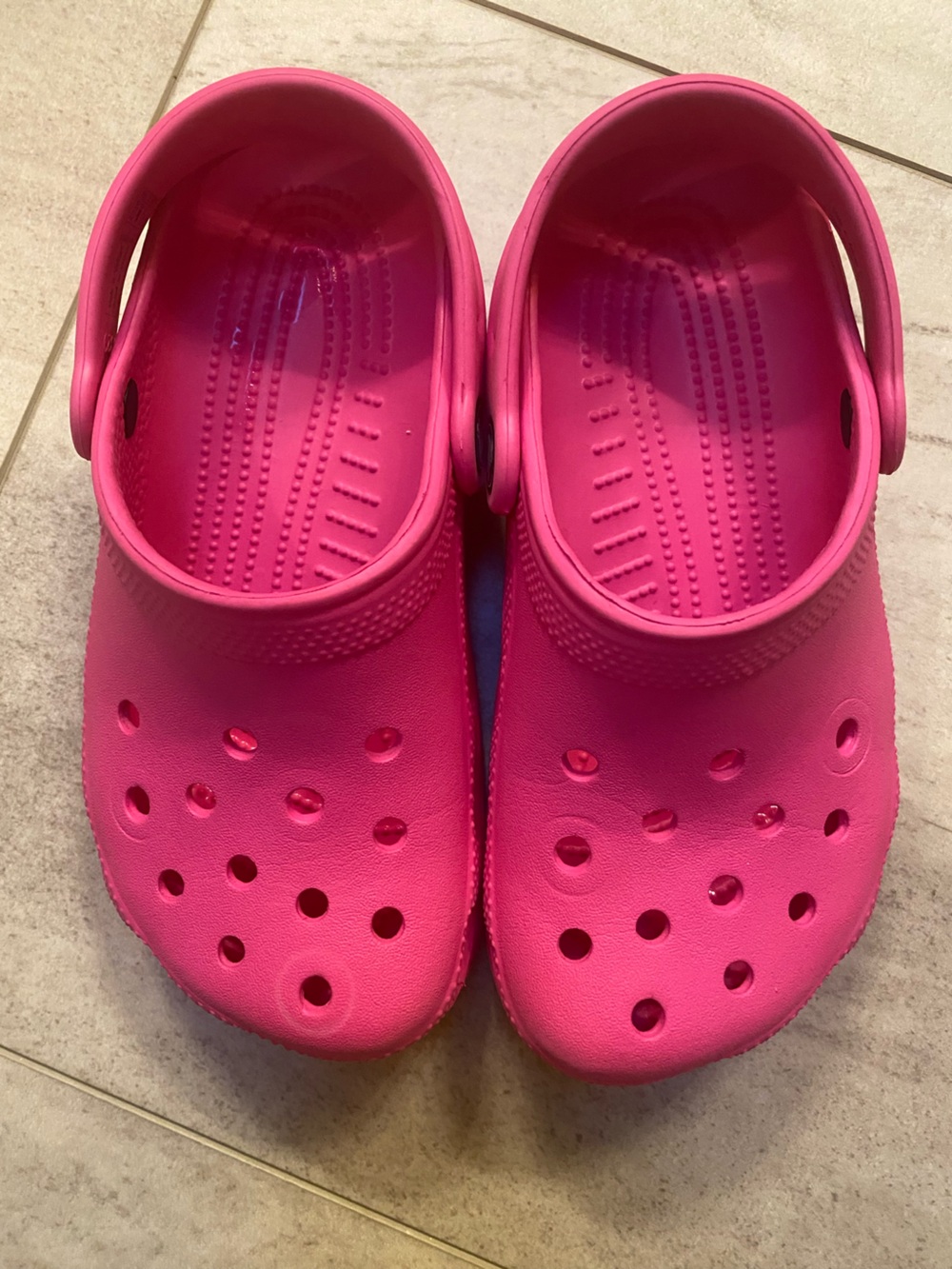 CROCS Kids Hot Pink Classic Clog Size 1
